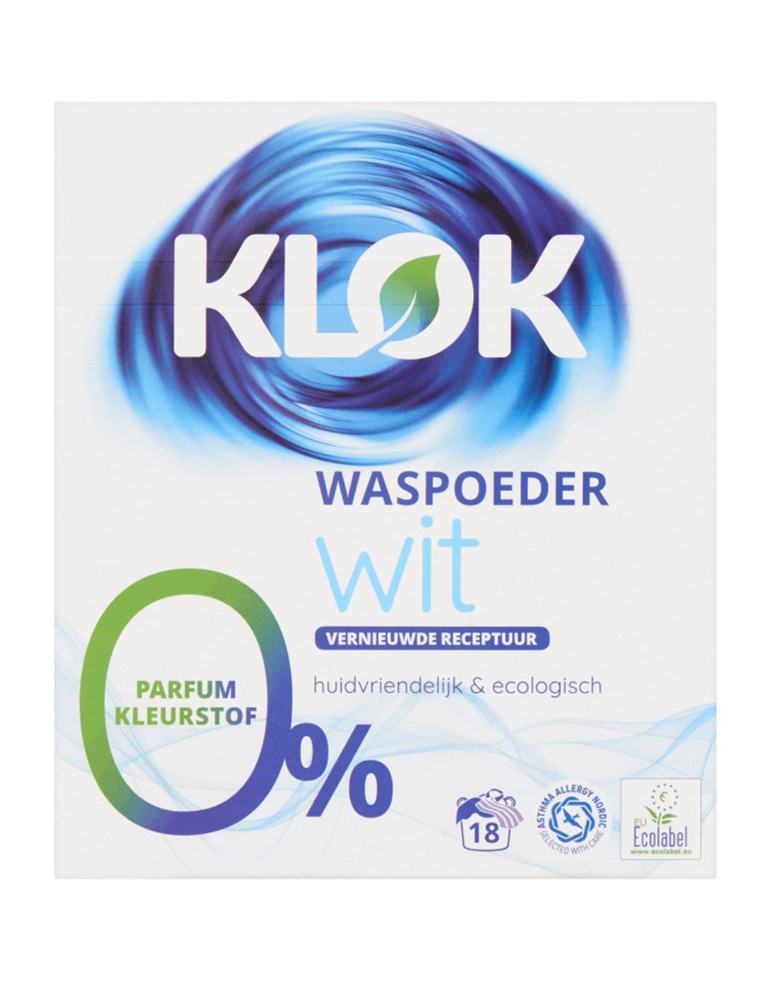Klok Detergente en Polvo Ropa Blanca 1,17 kg - Puntolimpieza